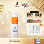 PREMIERE BEAUTE Sunscreen Spray 140ml (SPF 30 PA+++) White Skincare Series Suncreen wajah UV Waterproof Shield Barrier Anti-Aging Brightening Whitening Mencerahkan Wajah Melindungi Kulit dari Sinar Niacinamide Ceramide