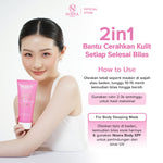 Noera Face and Body Cream | Alpha Arbutin Whitening Body Cream | Face and Body Mask | Body Cream with Niacinamide Alpha Arbutin Tranexamic Acid | Krim Pencerah Badan | Krim Pencerah Wajah | Brightening Cream
