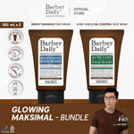 GLOWING MAKSIMAL - Acne Care & Oil Control Face Wash + Bright Radiance Face Wash