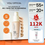 [NEW & UPGRADE] YOU Cloud Touch 3% Niacinamide Brightening Skin Tint For ALL Skin Sensitive Skin Perfect Coverage Liquid Foundation Serum Tint 24h Matte Oil Control SPF 50 No Oxidation