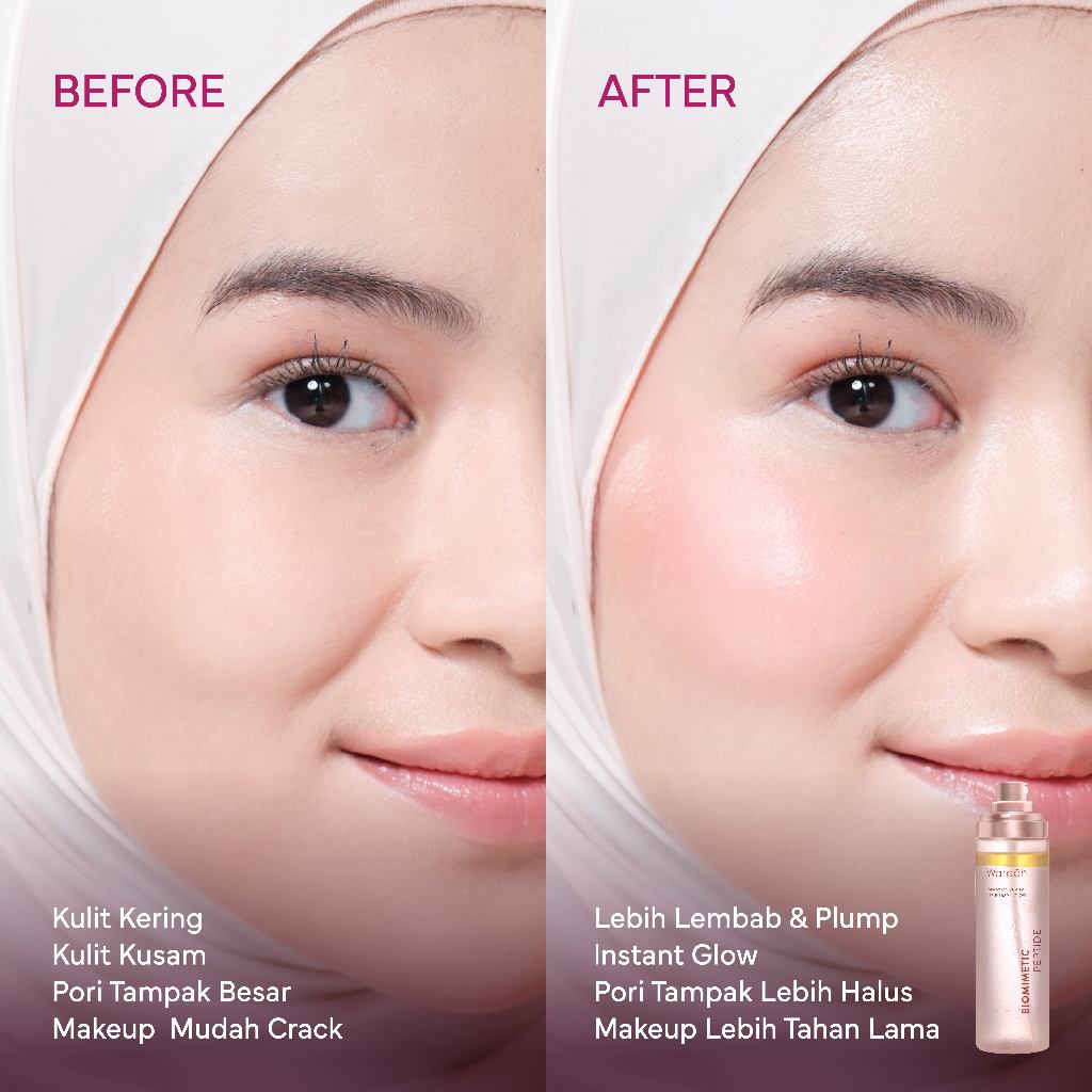 [NEW LAUNCHING!] Wardah Spray On Serum 105 ml - Instant Glowing First Serum Spray - Kulit lebih glowing dan kenyal, Spray Serum, Setting Spray, Radiance Booster, Multifungsi Skincare pendukung Makeup - Skincare