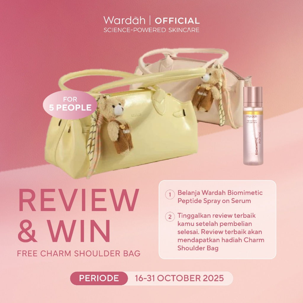 [NEW LAUNCHING!] Wardah Spray On Serum 105 ml - Instant Glowing First Serum Spray - Kulit lebih glowing dan kenyal, Spray Serum, Setting Spray, Radiance Booster, Multifungsi Skincare pendukung Makeup - Skincare