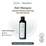 CAVE Hair Shampoo 200 ml - Penumbuh Pemanjang Pelebat Rambut Pria Mengurangi Rontok & Kebotakan