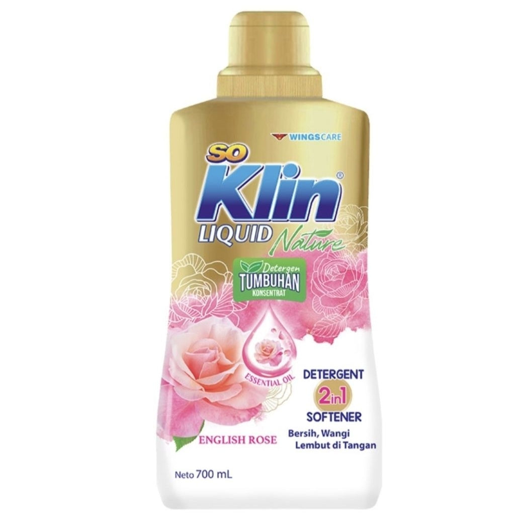 So Klin Deterjen Cair 720 Ml Wangi Tahan Lama