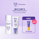 [BUY 2 GET 3] Finally Found You! Bright Shield Glow Kit Free Lip Serum:  (Rice Toner 100mL + SUN-RICE ALL DAY Invisible UV Shield SPF 50 PA++++)