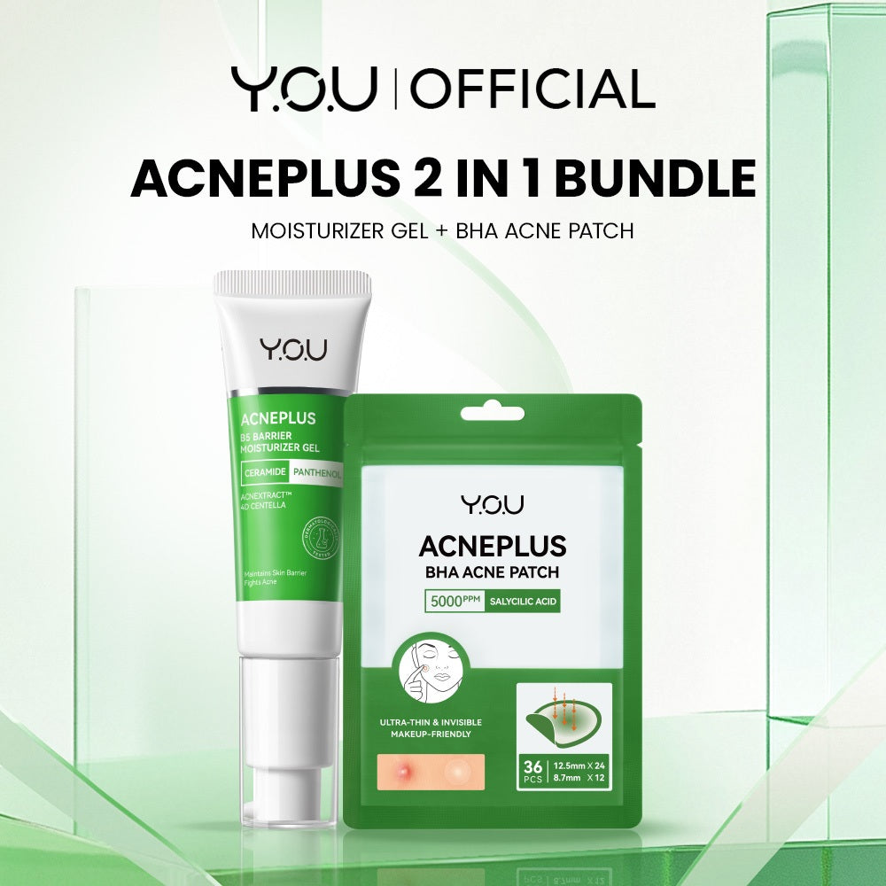 [NEW] YOU AcnePlus BHA Acne Patch Jerawat 5000 ppm Salicylic Acid 36 PCS