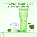 [Big Size]Glad2Glow Centella Salicylic Acid Acne Gel Cleanser 150ml facial wash skincare face wash sabun cuci muka cleansing balm exfoliating exfoliasi wajah sabun muka pembersih wajah merawat serta membantu menenangkan jerawat menenangkan kulit