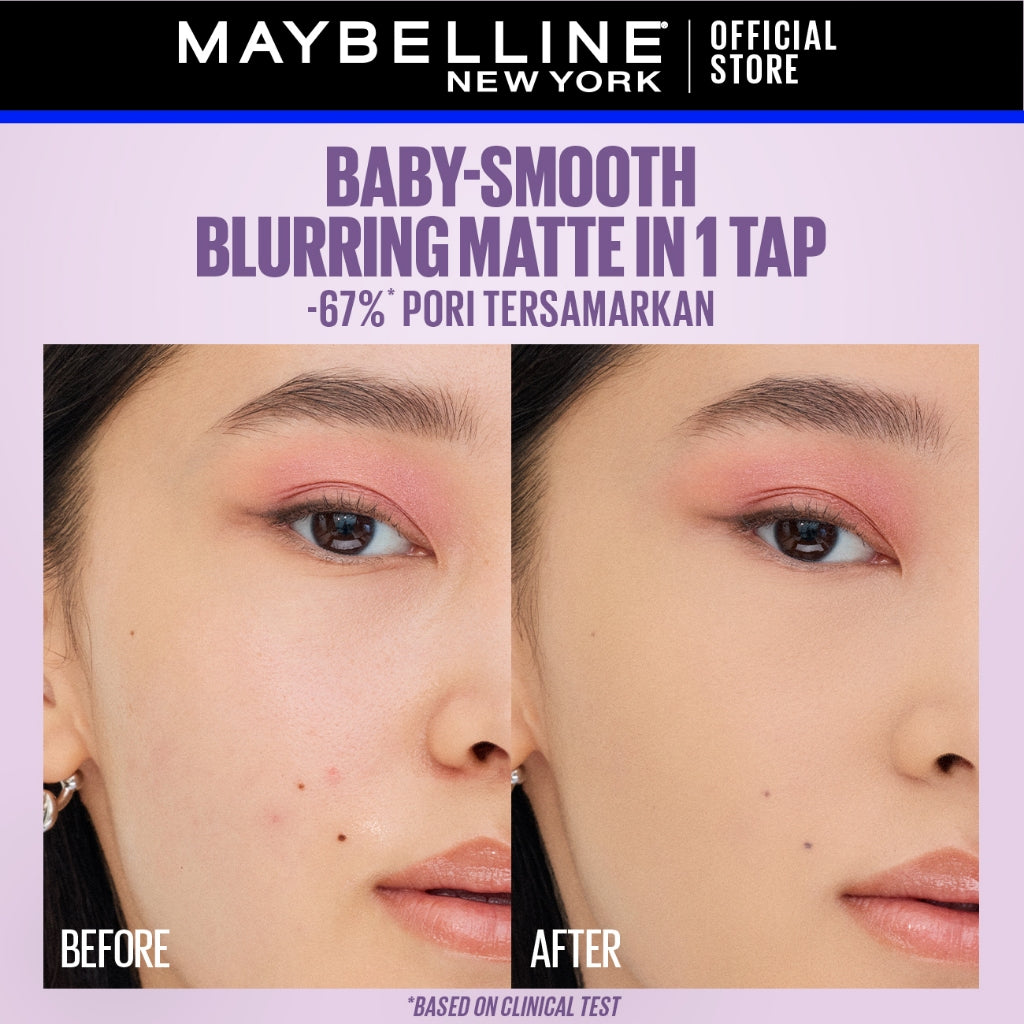 [NEW LAUNCH] NINGNING CHOICE - MAYBELLINE OFFICIAL Superstay Baby Matte Cushion 24H Baby Smooth Blurring Matte Oil Control Full Coverage Refill Transferproof Waterproof Matte Makeup Tidak Transfer Minim Oksidasi Cocok Untuk Kulit Berminyak Kulit Kering