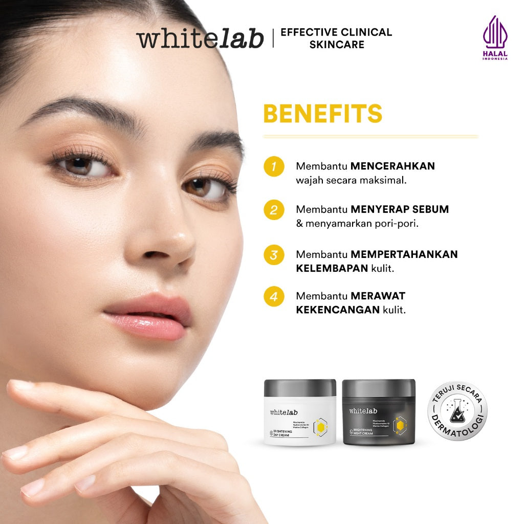 Bundling Whitelab Day Cream & Whitelab Night Cream (New Packaging)