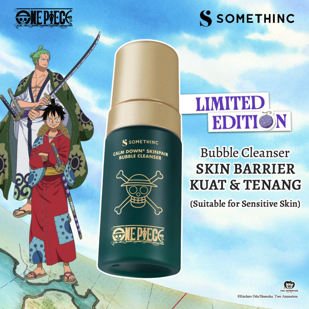 SOMETHINC Calm Down! Skinpair Bubble Cleanser  - Sabun Cuci Muka untuk Kulit Sensitif & Iritasi. Meredakan Kemerahan, Memperkuat Skin Barrier, Facial Wash untuk semua tipe kulit