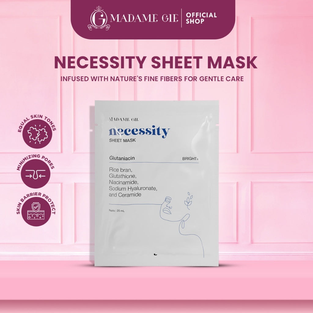[PRE ORDER ] [BUNDLE ISI 7] Madame Gie Necessity Sheet Mask - Masker Perawatan Wajah