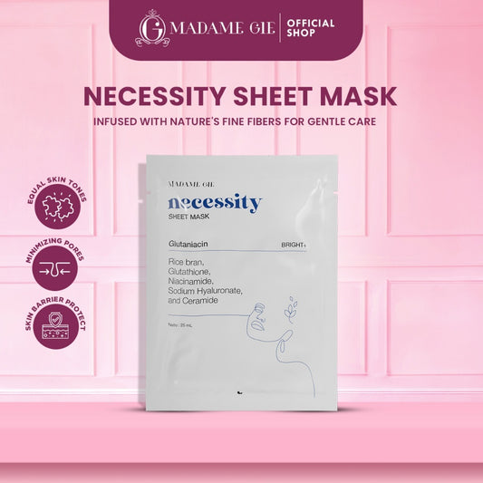 [PRE ORDER ] [BUNDLE ISI 7] Madame Gie Necessity Sheet Mask - Masker Perawatan Wajah