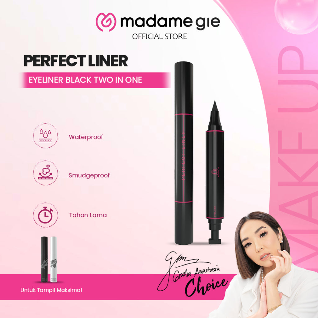 Madame Gie Perfect Liner - Eyeliner Black Two In One