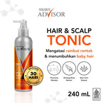 Makarizo Advisor Anti-Hair Fall Defense Hair & Scalp Tonic 220 mL & 240 mL