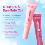 Glowshopy Bundle Radiant Lip & Cushion Set 2in1 Lip SPF + Glow Cushion - Melindungi dari sinar UVB dan UVA, Menjaga bibir tetap lembap, lembut, dan sehat, Kilau natural untuk bibir lembut dan tampak sehat sepanjang hari