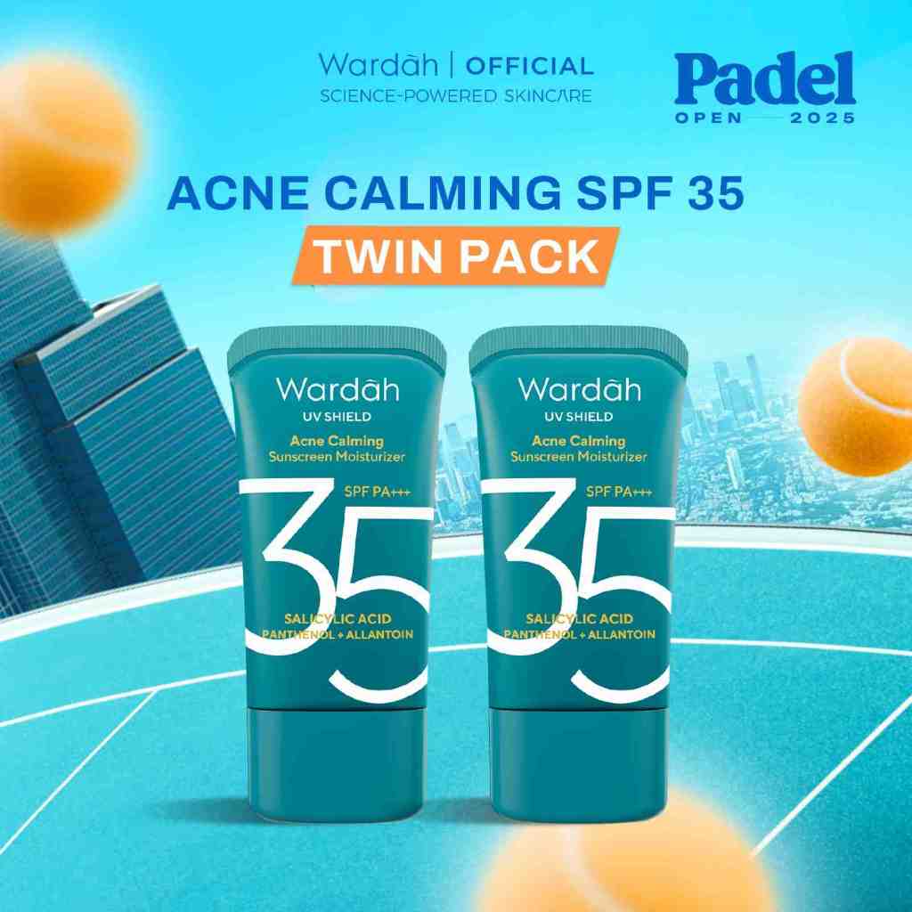 WARDAH Twin pack UV Shield Acne Calming Sunscreen 2 pcs - Skincare