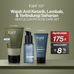 [KAHF BUNDLE 3IN1 PAKET PERAWATAN WAJAH : WAJAH ANTI KETARIK, LEMBAB, & TERLINDUNGI SEHARIAN] Paket Face Care Expert Complete Kit (Face Wash + Serum + Sunscreen Moisturizer) - Suitable for Daily Use
