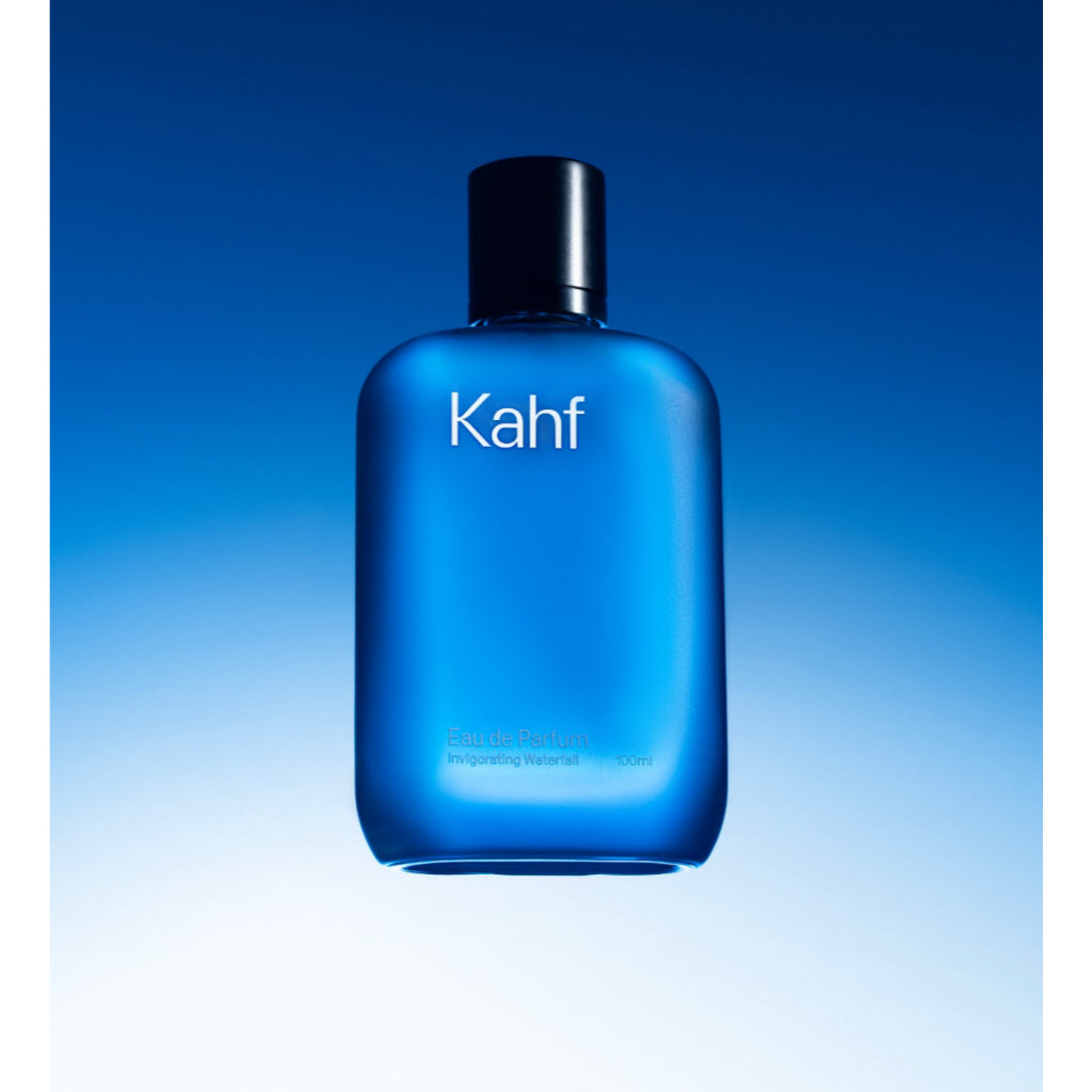NEW LAUNCH EDP! Kahf Invigorating Waterfall Parfum Series (Eau de Parfum 100 ml + Eau de Toilette 35 ml) - Fragrance EDP EDT Crisp Cypress, Grapefruit, Cedarwood - Parfum Maskulin Pria Lokal Wangi Tahan Lama Segar Kayu Citrus Fresh Woody