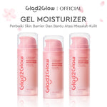 [Isi Besar Hemat]Glad2Glow Pomegranate Niacinamide Brightening Moisturizer 100g Mencerahkan Pemutih Kulit Gel Pelembab Bercahaya Krim Siang dan Malam Perawatan Kulit Ekstrak Delima Asam Lemak Asam Delima Pelembab Esensi Wajah Perawatan g2g official store