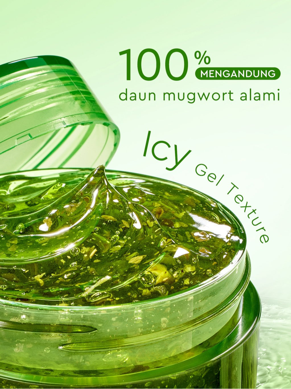 Glad2Glow Mugwort Acne Gel Mask 50g Masker Wajah Masker Komedo dan Pori Pori Wajah Masker Mask Sleeping Mask Sheetmask Clay Masker Jerawat Masker Clay Mask Mugwort Masker Hijau Masker Organik Gel Masker G2G masker wajah mencerahkan G2glow Official