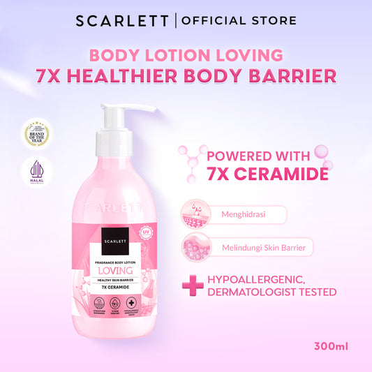 Scarlett Whitening New! Fragrance Brightening Body Lotion Bright Mood Booster Loving