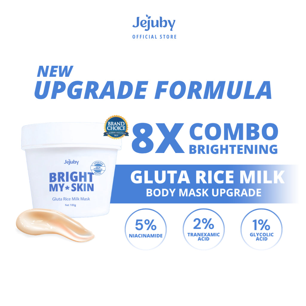 Jejuby Gluta Rice Milk Mask 2in1 Bleaching & Sleeping Body Mask