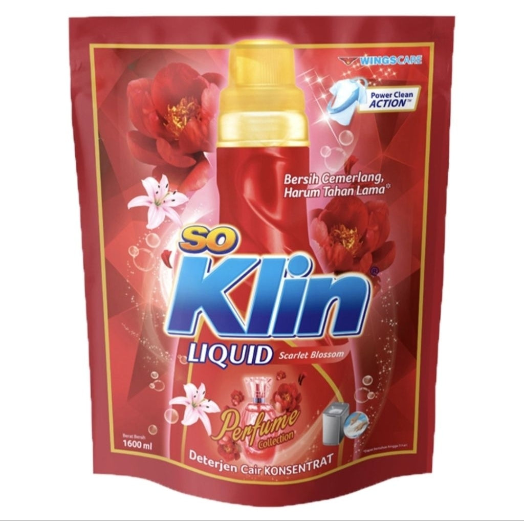 So Klin Deterjen Cair Refill 1.6 L