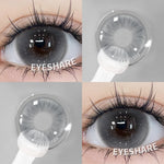 Eyeshare Softlens MONTREAL Gray Big Eyes 14.5mm 1Pasang Lensa Kontak Pupil Berwarna Terang