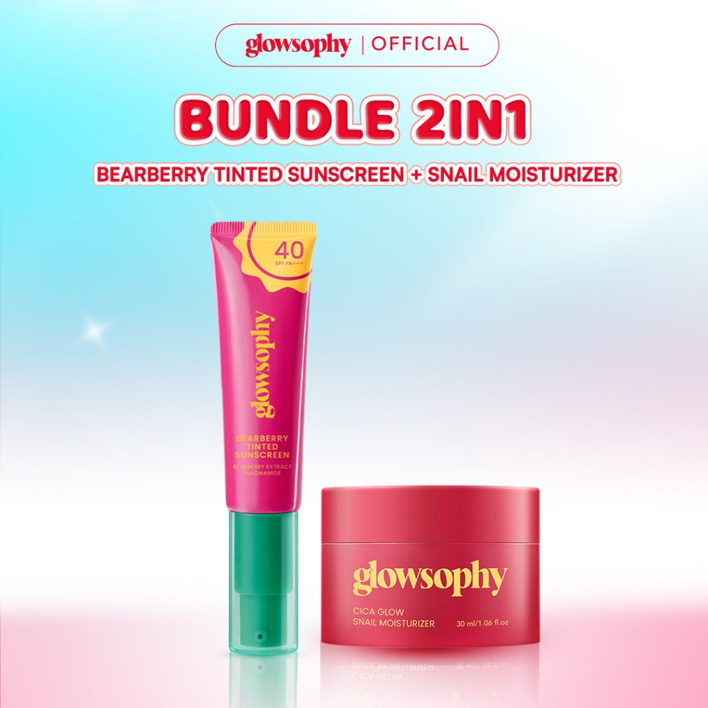 [NEW LAUNCH] Glowsophy Cica Glow Snail Moisturizer - Melembabkan kulit wajah, slimy-textured moisturizer, Membantu menenangkan kulit wajah , Mencerahkan wajah