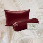 BUNDLE Sarung Bantal dan Guling Set PREMIUM Satin Silk Beauty Boost Pillowcase dan Bolster Case (Standard Size)