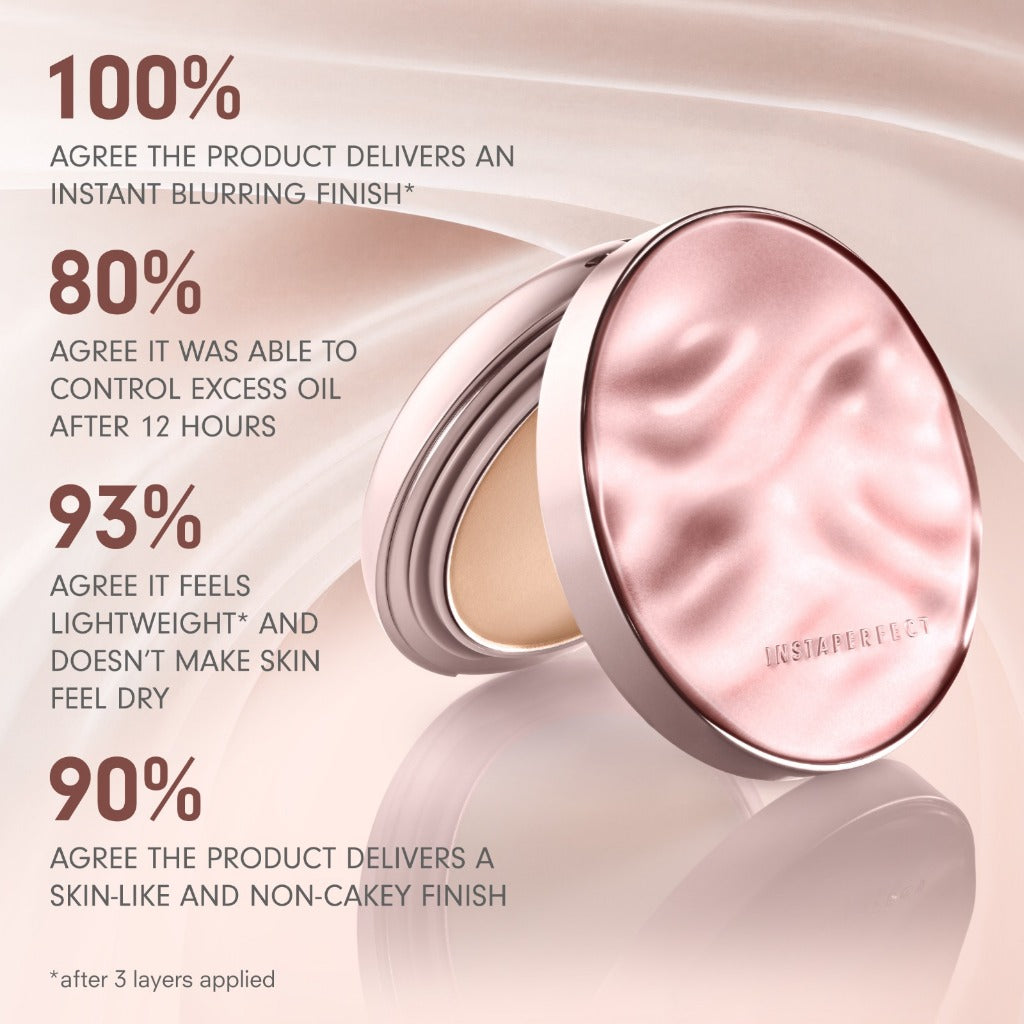[NEW LAUNCH] Instaperfect Real Skin Filter Powder- Setting Powder with Poreless Blur Satin Real Skin