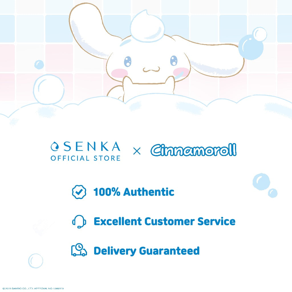 [TWINPACK] SENKA Perfect Whip Clay Cinnamoroll Edition 120gr [BUY 1 GET 1 Hadiah Terbatas/Hari]