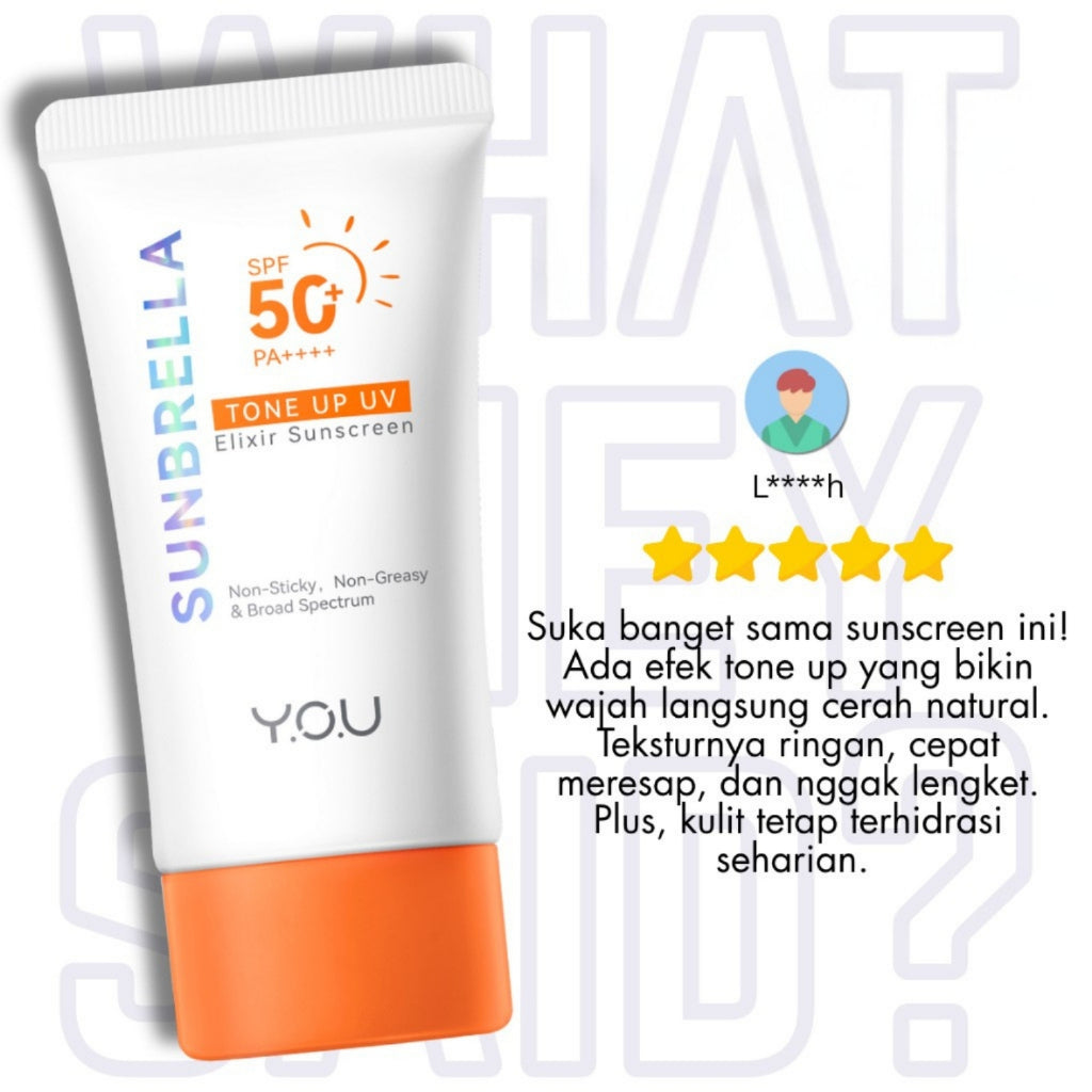 Y.O.U Sunbrella Triple UV Elixir | Daily Defense | Tone Up Elixir | Acne Shield | Airy Outdoor | 2% Sunscreen | Pro Acnecare | Gentlecare | Intensive Care | Ultra Airy Outdoor