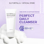 ELFORMULA Daily Gentle Low pH Facial Cleanser - Face Wash Facewash Sabun Cuci Muka Acne-Prone Kulit Berminyak Oil Control Pembersih Wajah Glowing Mencerahkan Melembabkan Wajah Niacinamide Calendula Cica