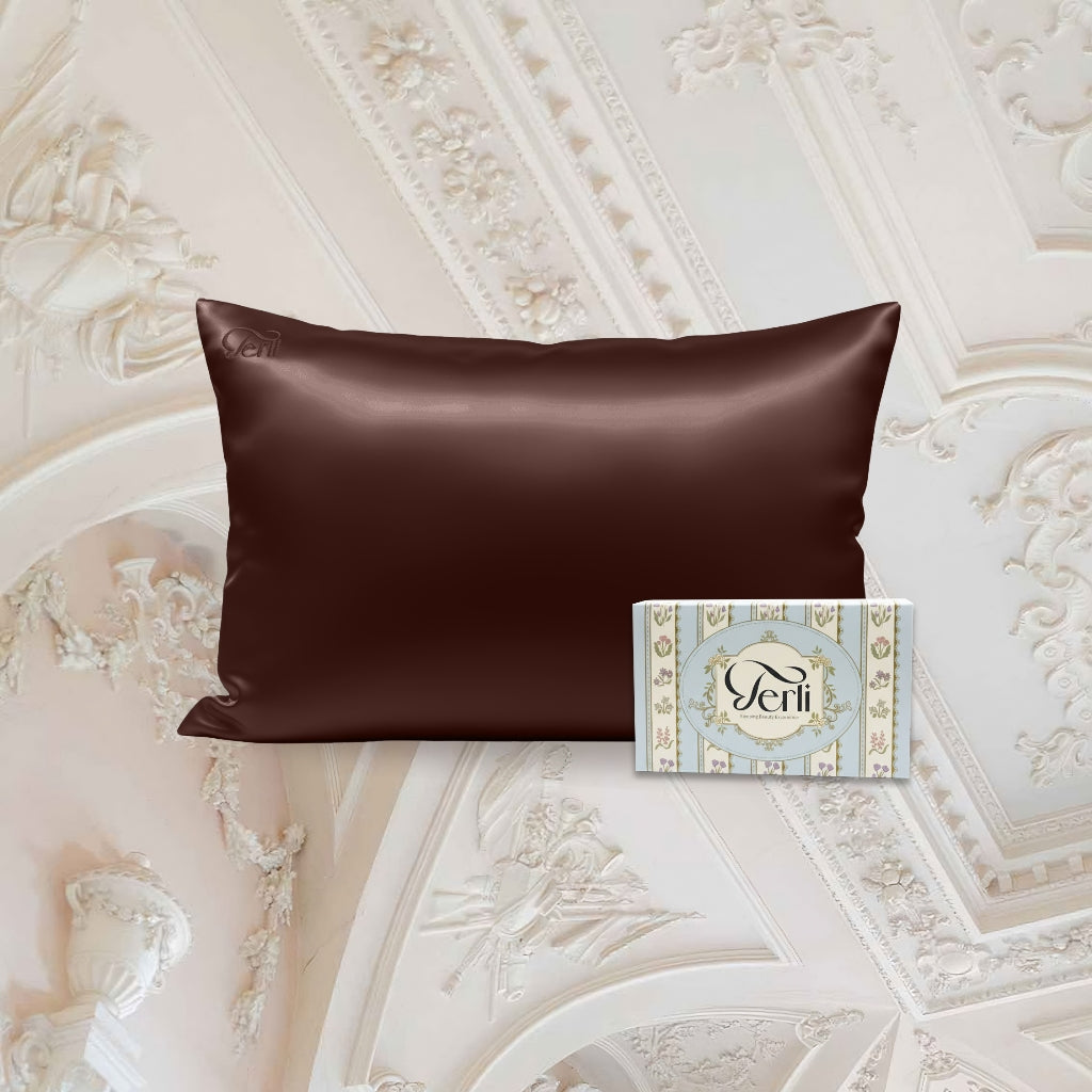 Sarung Bantal PREMIUM Satin Silk Terli Beauty Satin Silk Pillowcase Adem Halus Anti Jerawat Beauty Boost Pillowcase