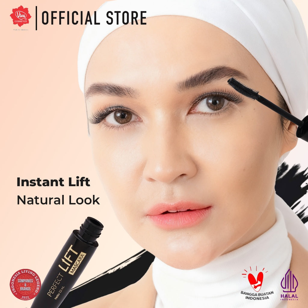 [NEW] Viva Queen Perfect Lift WATERPROOF Mascara: Natural Lasting Curl with Lash Boosting yang Merawat Bulu Mata, up to 24-Hour Wear.