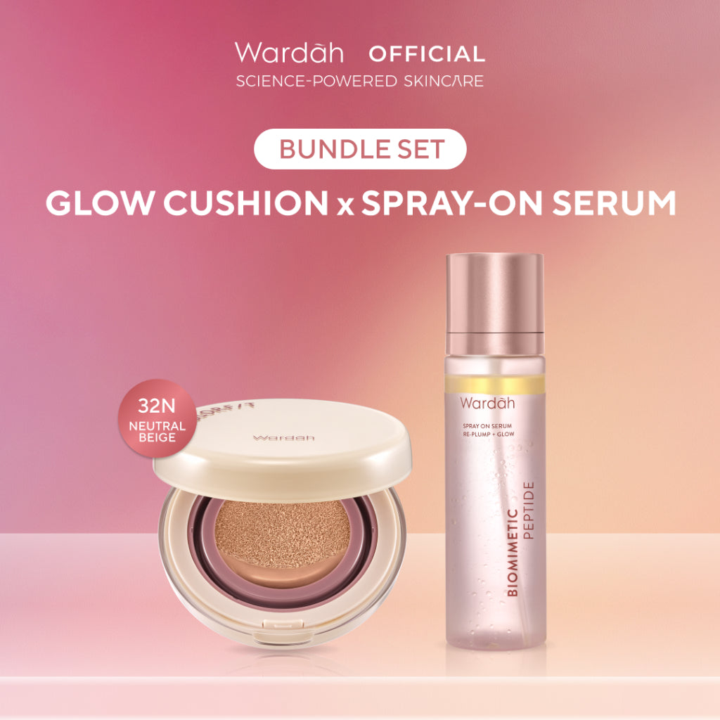 Wardah Colorfit Perfect Glow Cushion 15 g - Medium-High Coverage Hingga 12 Jam Dengan SPF 40 PA - Dilengkapi Dengan Glow Perfecting Pigment & Skincare-infused CICA + Hydra B-Glucan - Hasil Akhir Glowing - Makeup