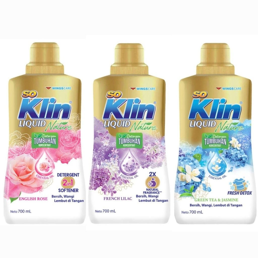 So Klin Deterjen Cair 720 Ml Wangi Tahan Lama
