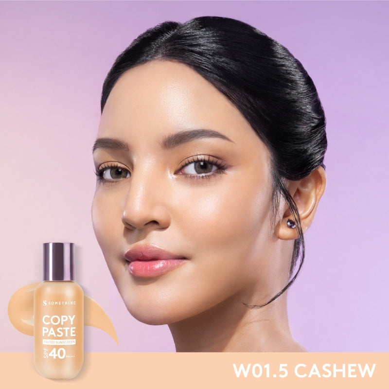 SOMETHINC [2 PCS] One Piece Limited Edition SEAMLESS & BLEND (Copy Paste Tinted Sunscreen, Harpy Blender One Piecec Limited Edition)