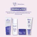 Finally Found You! BUNDLE BASIC SKINCARE: Soy Gentle Face Cleanser + HYDRICEING & BRIGHTENING Essence Booster + Soy Bright Moisturizer & SUN-RICE ALL DAY Invisible UV Shield