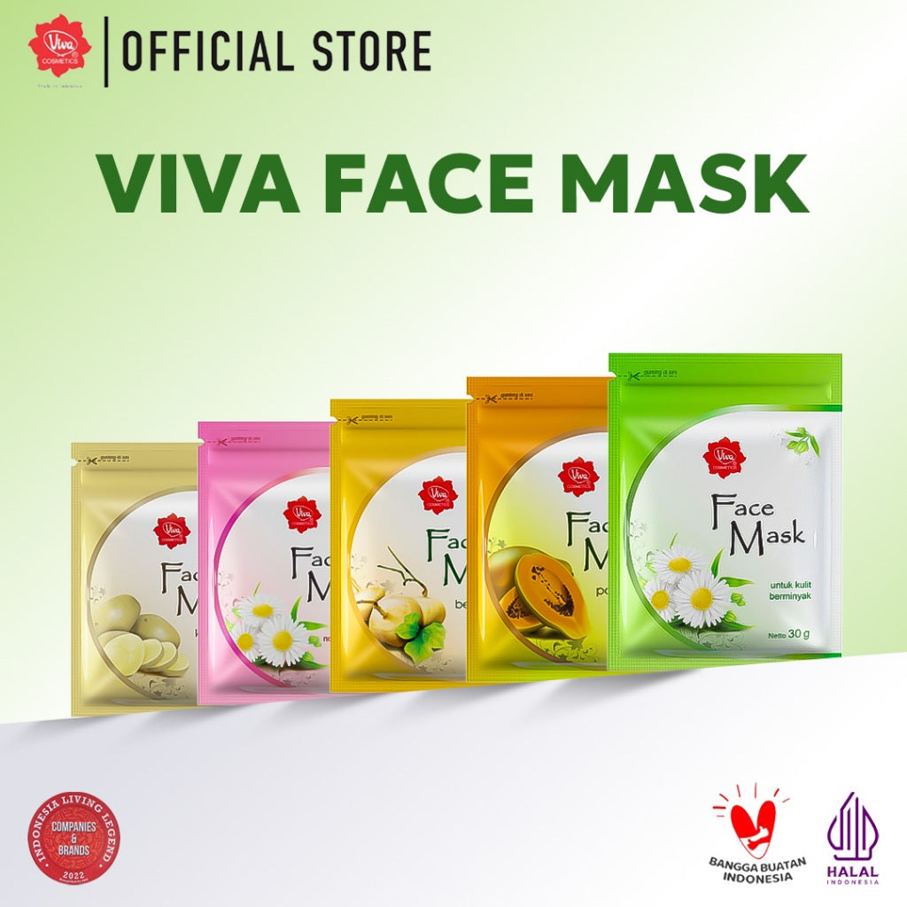 Viva Face Mask Untuk Kulit Berminyak 30 gr