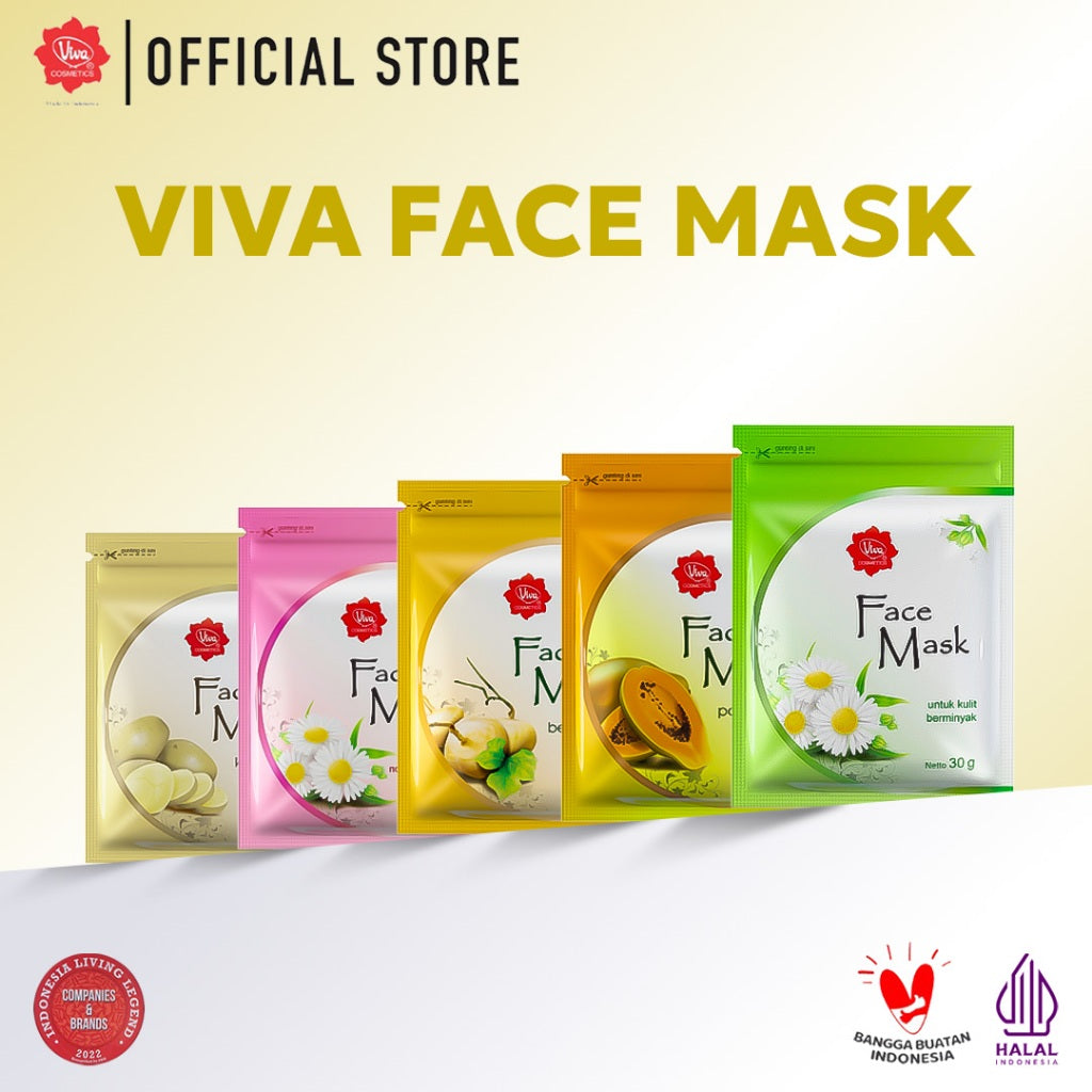 Viva Face Mask Kentang (with Vit A & C) - 30 gr
