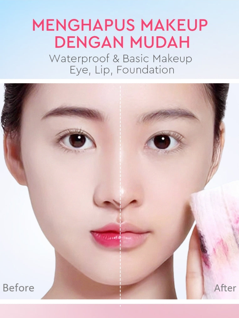 [READY STOCK] Glad2Glow Cherry Blossom Micellar Water 300ml Untuk Semua Kulit Lembut cleansing oil Penghapus Makeup Waterproof Hapus Riasan Tahan Air dengan Centella dan Tanpa Iritasi untuk Kulit Sensitif dan Berjerawat g2glow official store