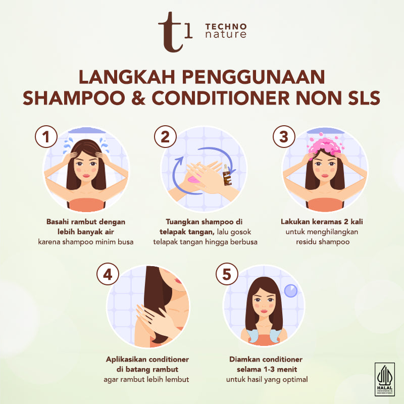 Makarizo T1 Techno Nature Micellar Shampoo 180 mL - Shampo Bebas Sulfat