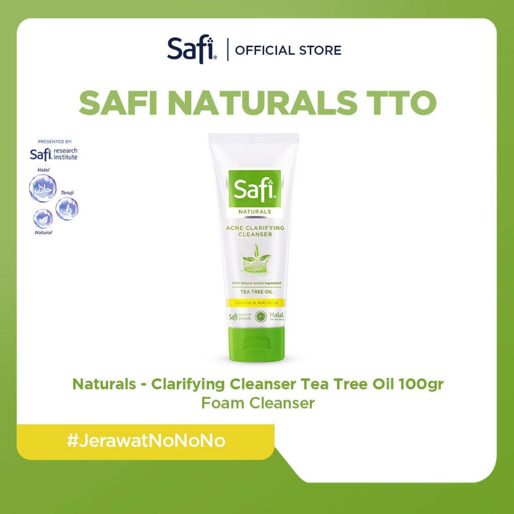 Safi Naturals Clarifying Cleanser Tea Tree Oil 100gr - Foam Cleanser
