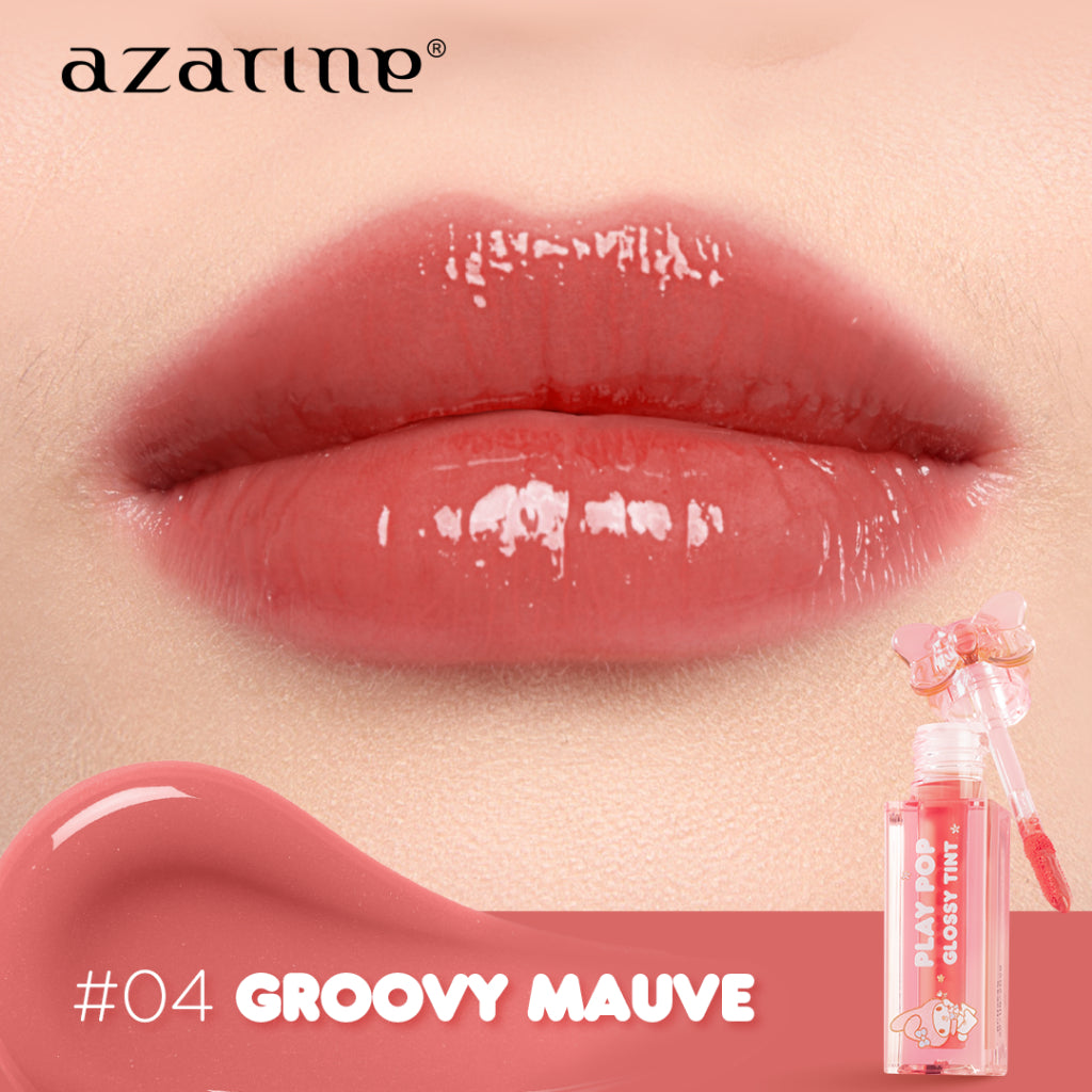 Azarine Line Lash Lips [3 PCS] High Up! Lashting Mascara Dual Finish Lash Lift Effect + Intense Bold Starliner Longlasting Waterproof + Play Pop Glossy Tint Liptint Glossy Tahan Lama