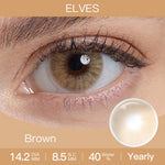 Magister Softlens Normal abu-abu coklat hitam seri Sepasang Lensa kontak diameter14.0-14.5MM kadar air 38% soflens