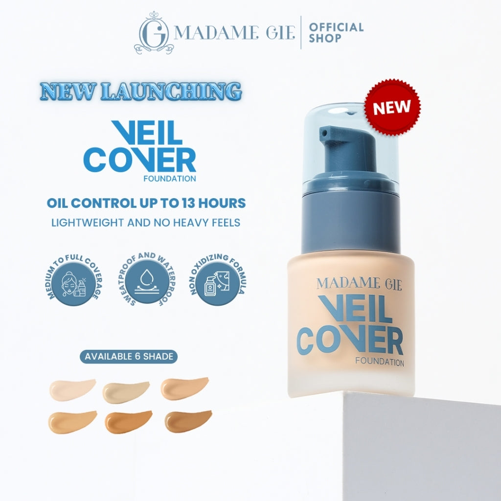 [LIVE STREAMING] Madame Gie Veil Cover Foundation Matte Finish