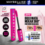 MAYBELLINE OFFICIAL Firework Waterproof Mascara 6ml - Bulu Mata Mekar Tahan 24 Jam Dramatis Maskara Eye Make up Black Tanpa Gumpal Panjang no clump volume lash lift bulu mata palsu