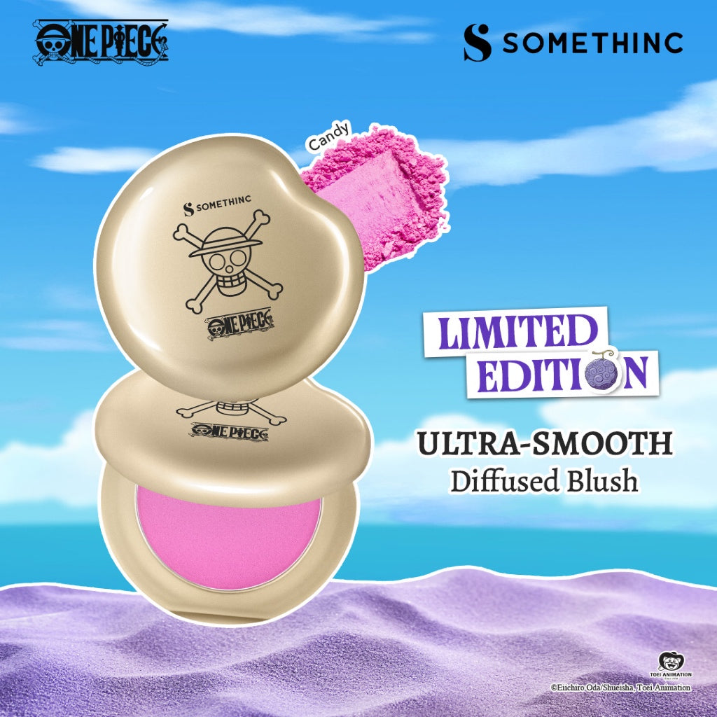 SOMETHINC ONE PIECE LIMITED EDITION SERIES - Lip Glaze, Low pH Gente Jelly, Holyshield Sunscreen Gel, Eyeshadow Palette, Liquid Eyeliner, Calm Down Cleanser| Transferproof Lip Glaze, Awet Digunakan 24 Jam|Sabun Cuci Muka Semua Jenis Muka